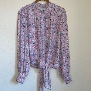 Rachel Zoe Blouse with Bow Size M